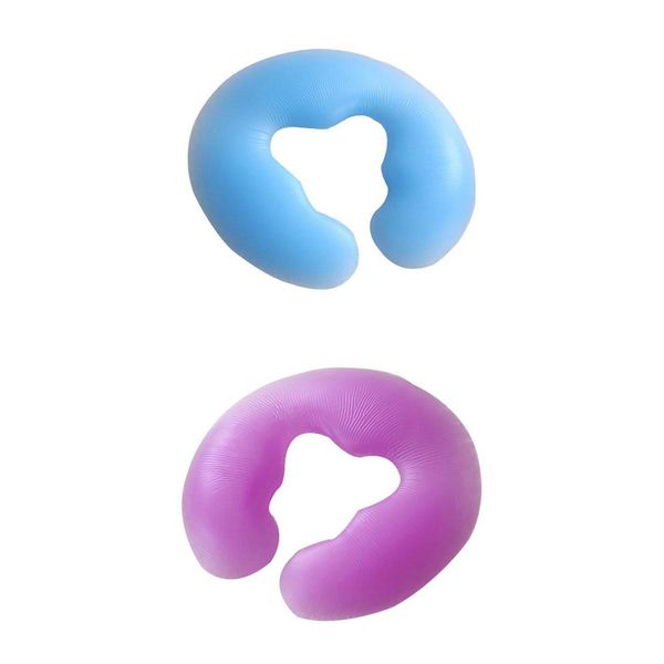 

2 color soft spa massage silicon face relax cushion pillow pad safe & eco-friendly