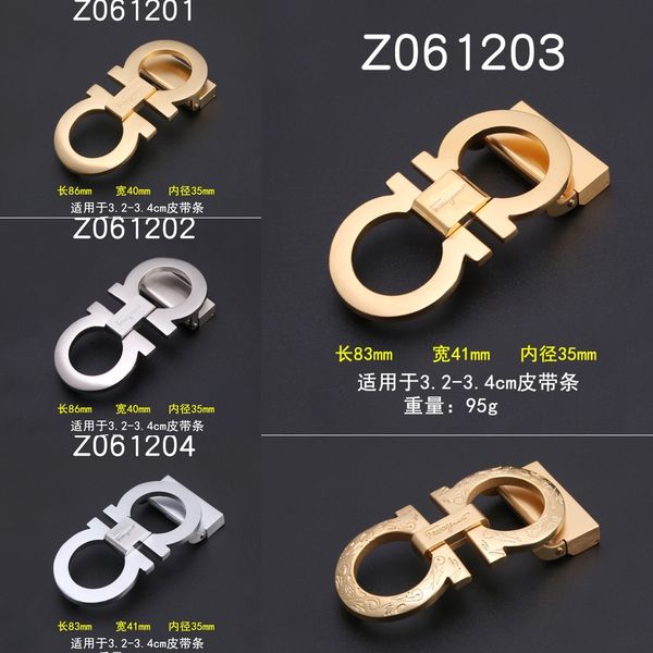 

diy pure copper men's diy pure copper solid belt plate buckle belt buckle, Slivery;black