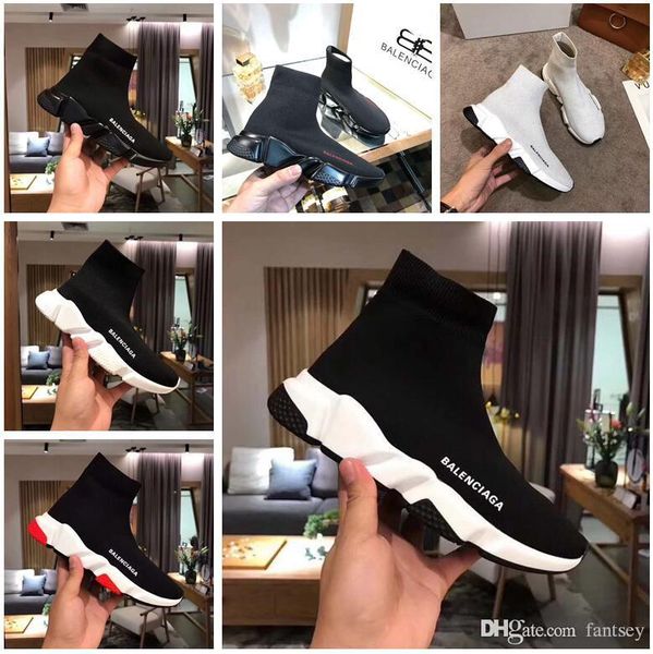 

Boxed color3 with tote bag certificate invoice men balenciaga women men women hoe peed tretch knit neaker