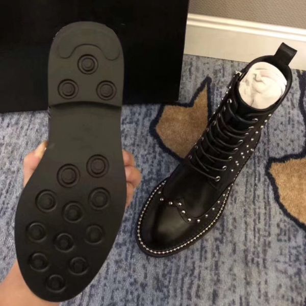 

2019 woman brand boots real leather pointed flat shoes ankle boots martin boots fashion boot eu:35-40 with box dhl a2505, Black;grey