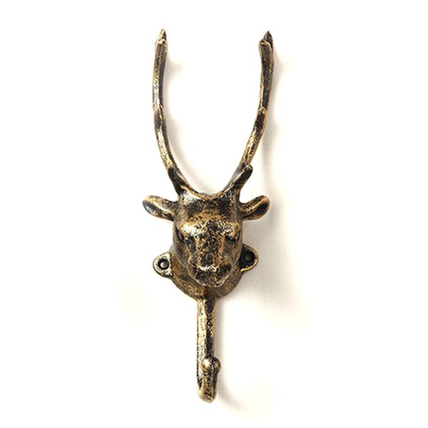 

new creative cast iron europe retro wall hanging hooks deer storage hanger creative coat hook door hooks crafts shop bar decor s