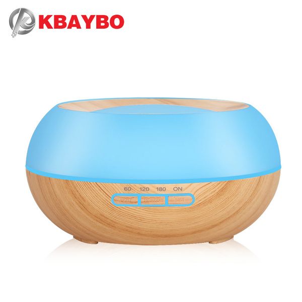 

kbaybo 300 мл электрический очиститель воздуха увлажнитель ультразвуковой ароматерапия эфирное масло диффузионная машина с 7 цветов светодио