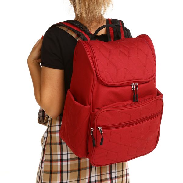 

ebebek baby mom multipurpose quilted backpack bag