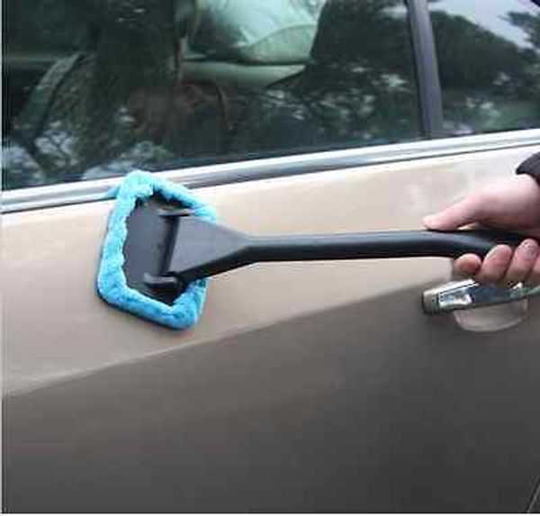

microfiber car window scraper water purifier function glass cleaner auto wash brush dust car care windshie handy tool
