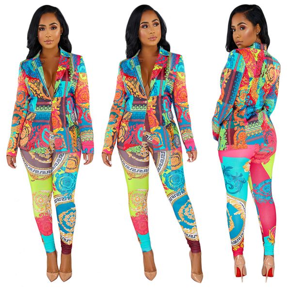 

j1994 european and american cross-border women's clothing, two sets of rich and fashionable small suits, a large number of stocks, White;black