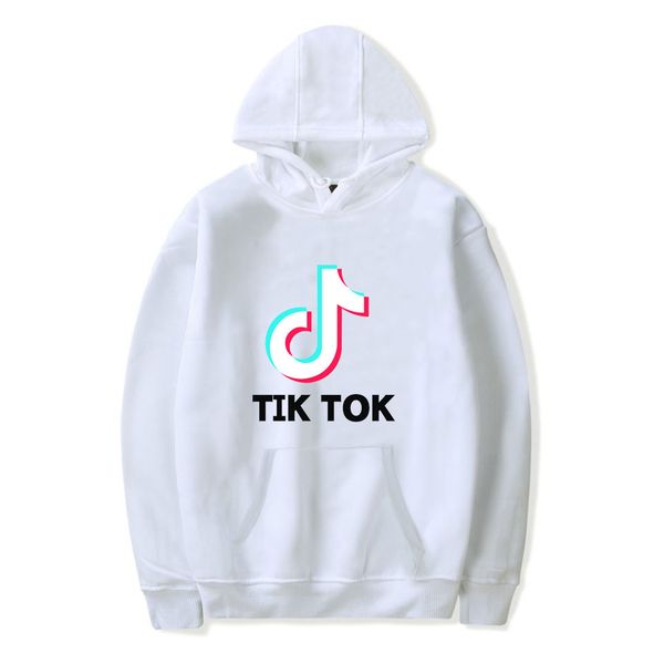 

designer hoodie tiktok printed white black hoodies for mens women pullover sweatshirts long sleeved hooded clothes, Blue;black