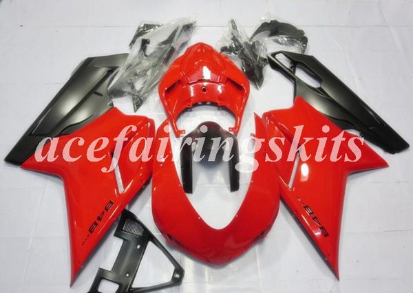 

4gifts new abs full fairings kit fit for ducati 848 1098 1198 1098s 1098r evo 2007 2008 2009 2010 2011 2012 red black matte