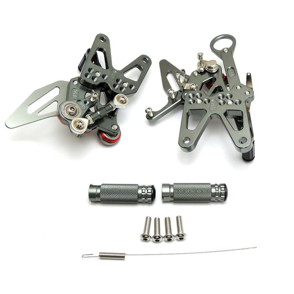 

kemimoto motorcycle footrests for s1000rr foot rest foot pegs 2009 2010 2011 2012 2013 2014 cnc adjustable rearset