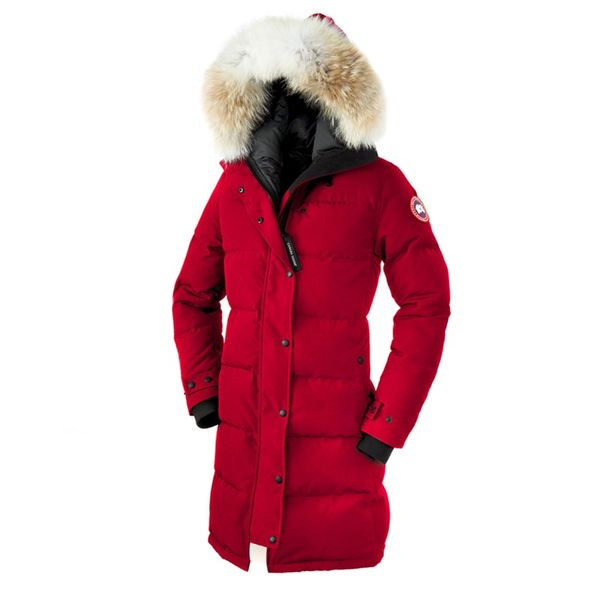 

Dhl winter women canada helburne parka outdoor canada thick warm goo e down jacket ladie long ection lim windproof hooded down parka, Black
