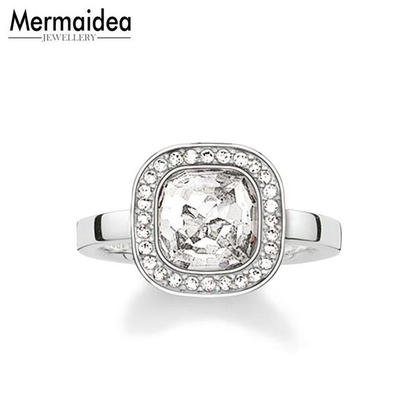 

solitaire ring white cosmo fashion good zirconia jewerly for women 2020 gift silver super deals