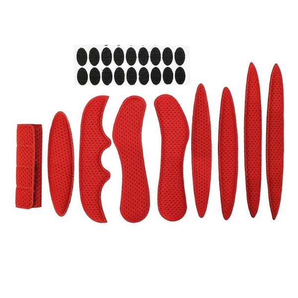 

magic sticker shockproof inner lining protective cycling practical motorcycle soft helmet pads set cushion universal sponge bike