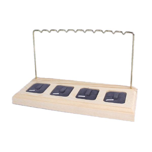 

jewelry tree stand white metal and wood basic storage necklaces bracelets earrings holder organizer jewelry display, Pink;blue