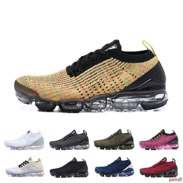 

2020 sale fly 3.0 men women running shoes triple black white blue knit brand new 3s jogging sneakers designer sport shoes 36-45