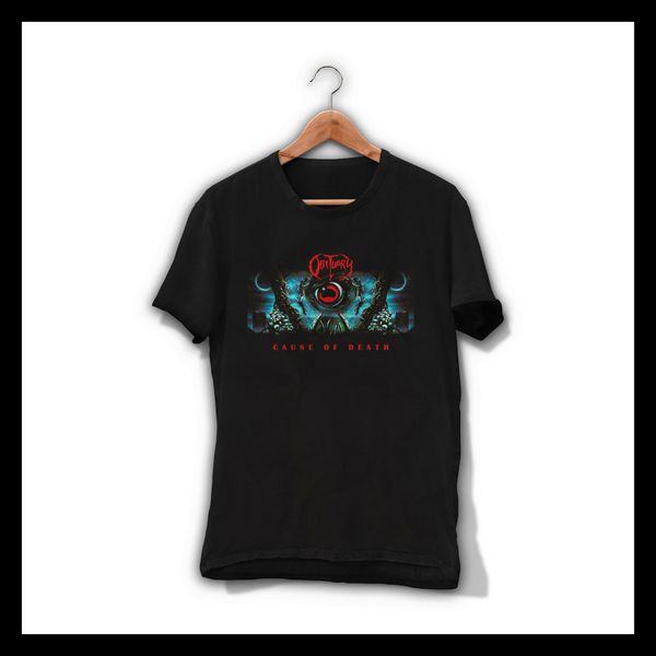 New Obituary Cause of Death Album Double Sided Shirt badhabitmerch SML-3XL