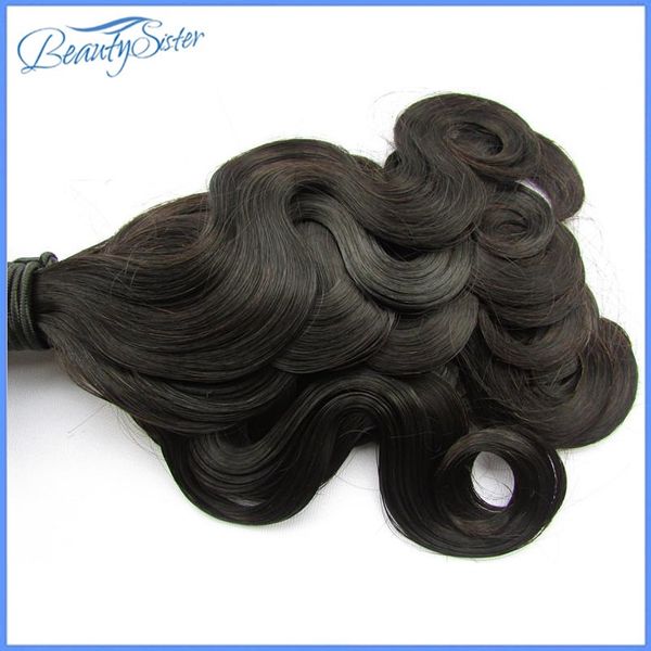 

волосы фабрика делает заказ супер 10a двойным обращаются бразильским девственница пучок волос человеческого тела волны лучшего unprcessed фу, Black