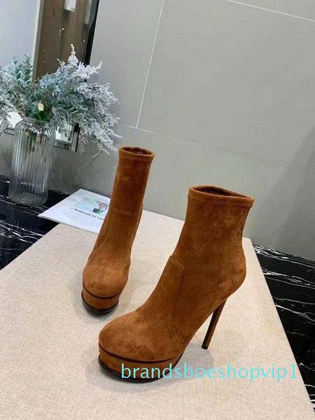 

ang g 2018 fashionable autumn temperament women short boots high-grade genuine leather fashion designer brand ladies great shoes, Black