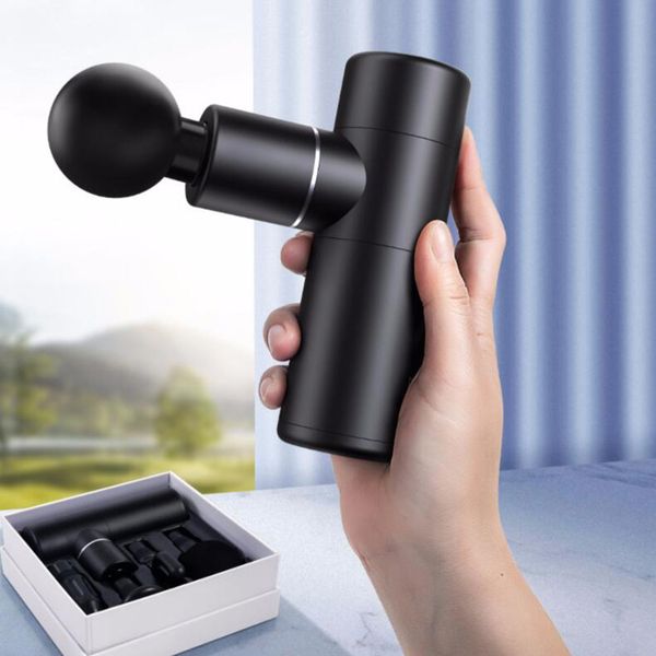 

portable muscle massage gun sport therapy massager body relaxationmassage gun machine deep muscle relaxation fascia massager