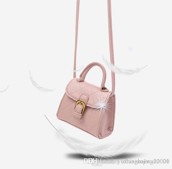 

female bag 2019 new women's shoulder bag solid color rhombic mini handbag