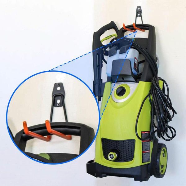 

practical heavy duty screw installation warehouse orange hooks hanger for organizing non-slip coating supplies power tools