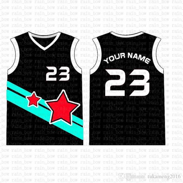 

2019 new custom basketball jersey mens embroidery logos 100% stitched salea1 63, Black;red