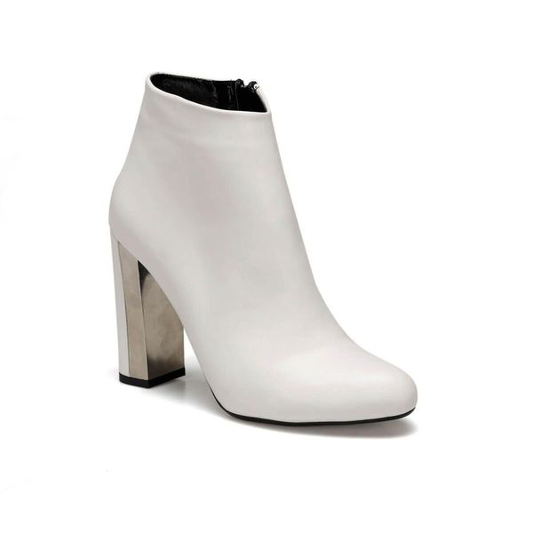

burgos white women 's high-heeled boots butigo, Black