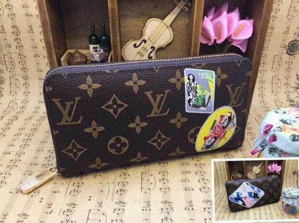 

2019 new fashion women brand long wallet zipper clutch purse card wallets purse mini clutches exotics evening chain belt bags