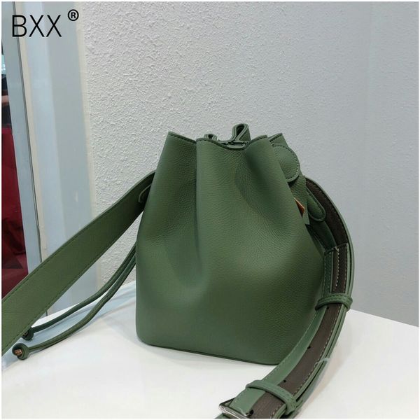 

bxx] crossbody large capacity bucket bags for women 2020 shoulder messenger bag female fashion wide straps handbags hk241