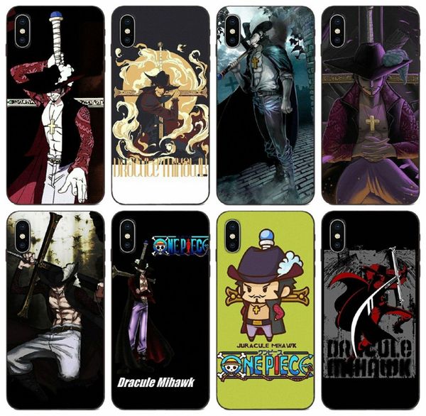 

tongtrade] one piece dracule mihawk skull flag case for iphone x xr xs 11 pro max 8 7 6s 5s plus galaxy a3 honor 9 xiaomi 9t wholesale case