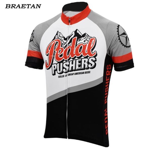 

new men cycling jersey summer short sleeve white clothing cycling wear racing bicycle clothes clothing hombre braetan, Black