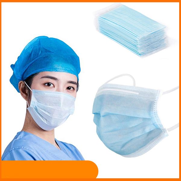 

new 3 layer disposable mask anti dust fog mouth muffle masks anti bacteria face masks breathable mouth cover maschere online