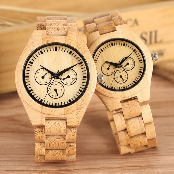 

royal wooden watch men couple watches full bamboo wood bracelet quartz wristwatch for man women reloj relogio masculino, Slivery;brown