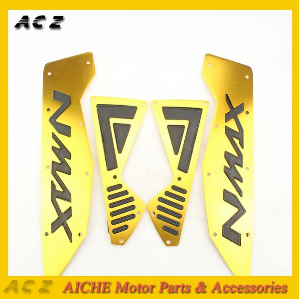 

motorcycle modified parts mats cnc footrest aluminum alloy pedal plate for yamaha nmax 155 nmax155 nmax 125 2016 2017 2018 2019