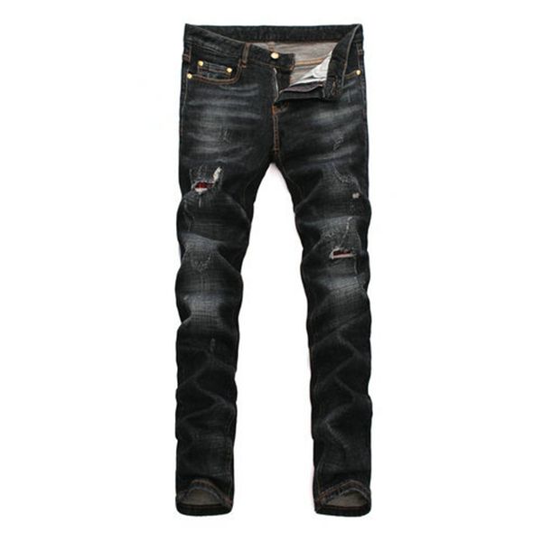 

2020 мода мужские джинсы мужские повседневные брюки тонкий упругие брюки light blue fit сыпучие хлопок denim brand jeans мужской