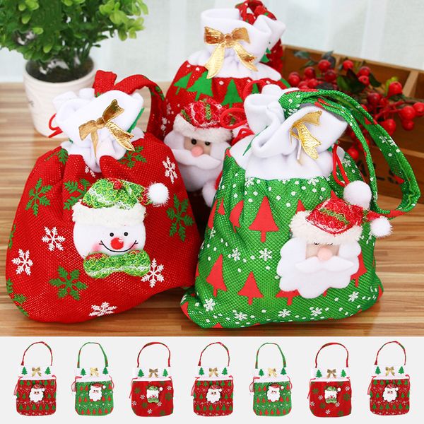 

christmas gift bag printed gift bag christmas toy decorative ornament