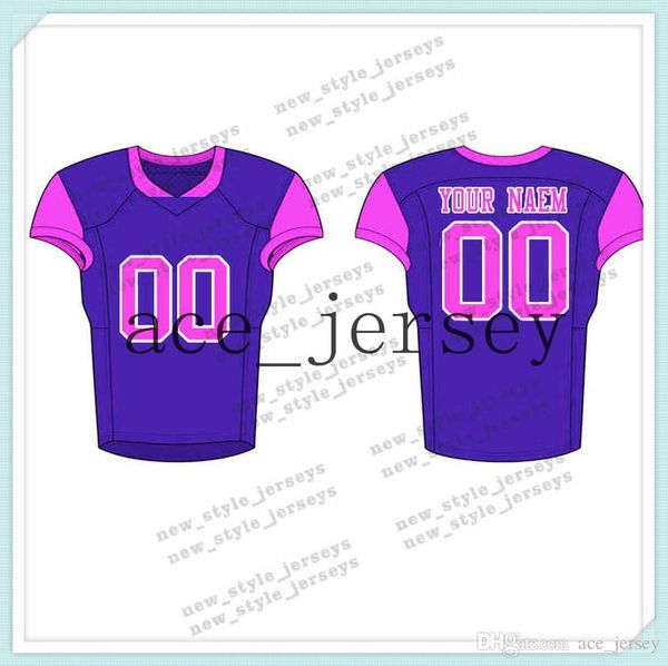 

111Men 2019 Youth Football Jerseys Army Green Wine Red Embroidery Logos Stitched Custom Any name Any number Jerseys