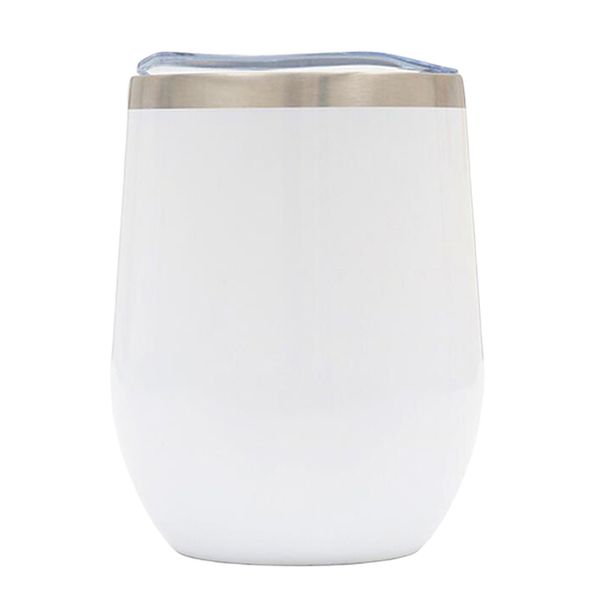 

12oz wine glass tumbler stainless steel vacuum insulated cup