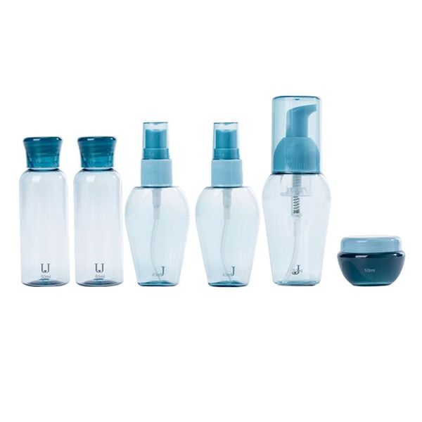 

6 pcs portable makeup box bottle cosmetic separated bottle empty travel