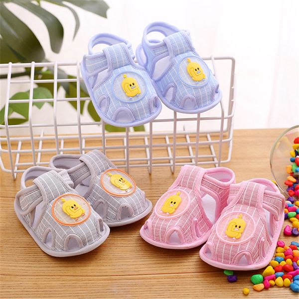 

newborn baby boys girls prewalker shoes cartoon soft sole non-slip infant kids first walkers summer cotton cloth baby shoes
