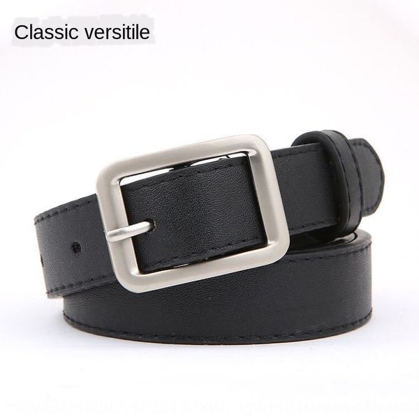 

women's outfit student outfit imitation leather women's belt simple casual all-match student decorative trousers belt, Black;brown