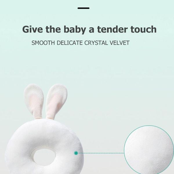 

2 in 1 large baby head protect pad breathable toddler crystal velvet comfortable not easily deformed anti-fall headrest pillow