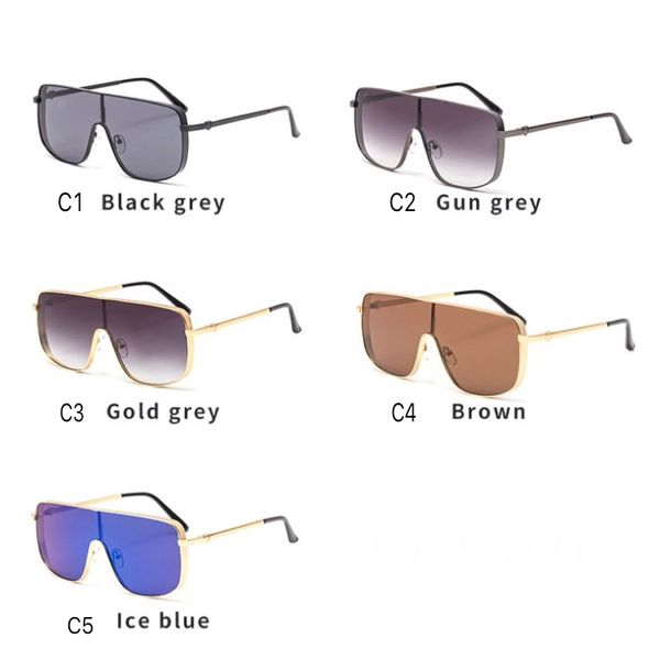 

2020 new metal sunglasses for men women mirrored circle sun glasses brand designer retro vintage goggles uv400 5 colors, White;black