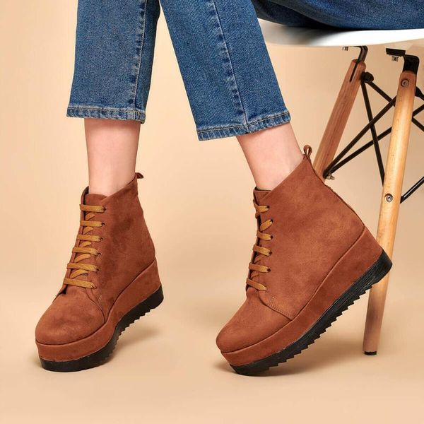 

flo hayal17z suede tan women 's boots butigo, Black