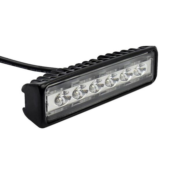 

off-road led work lights spotlight lamp 6 inch 9-31v 18w white anti