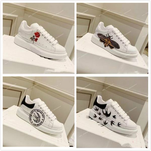 

2020 beat designer shoes trainers white leather platform sneakers womens mens flat casual party wedding shoes suede sports sneakers, Black