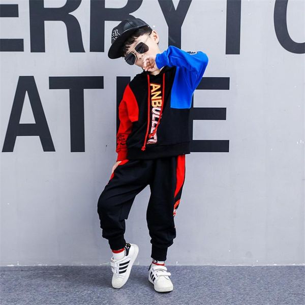 

printed 2pcs kids clothes boys girls fashion hoodies harem pant youth cotton jogging suit 4 6 9 10 11 13 years boys clothes set, White