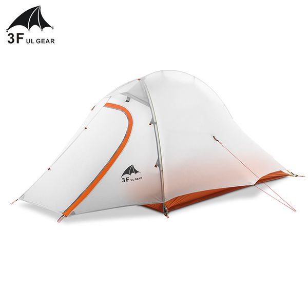

3f ul gear zhengtu2 ultralight tent 15d nylon 3 or 4 seasons outdoor anti-wind camping tent 2 man winter camping
