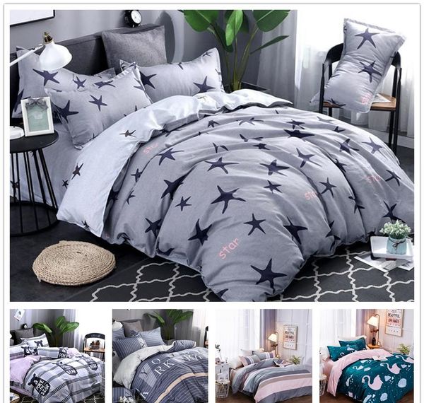 Fashion Simple Bedding Set Single Double King Size European Style