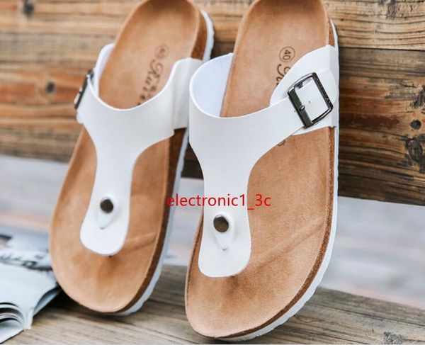 

men women shoes sandals slippers summer lady flats sandals cork slippers casual shoes mixed colors mixed colors beach slides plus size 39-44