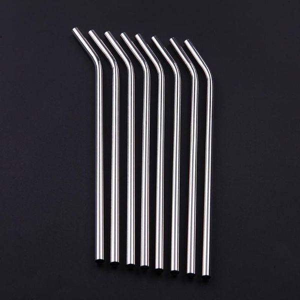 

8шт нержавеющей стали металл соломинкой соломки с 3 чистого brush kit