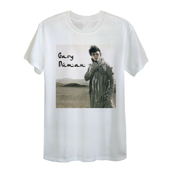 

gary numan t shirt savage my name is ruin broken world uk men women gift basic models tee shirt, White;black